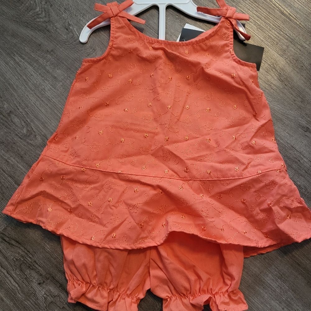 Picapino baby dress 2 piece set 18 M